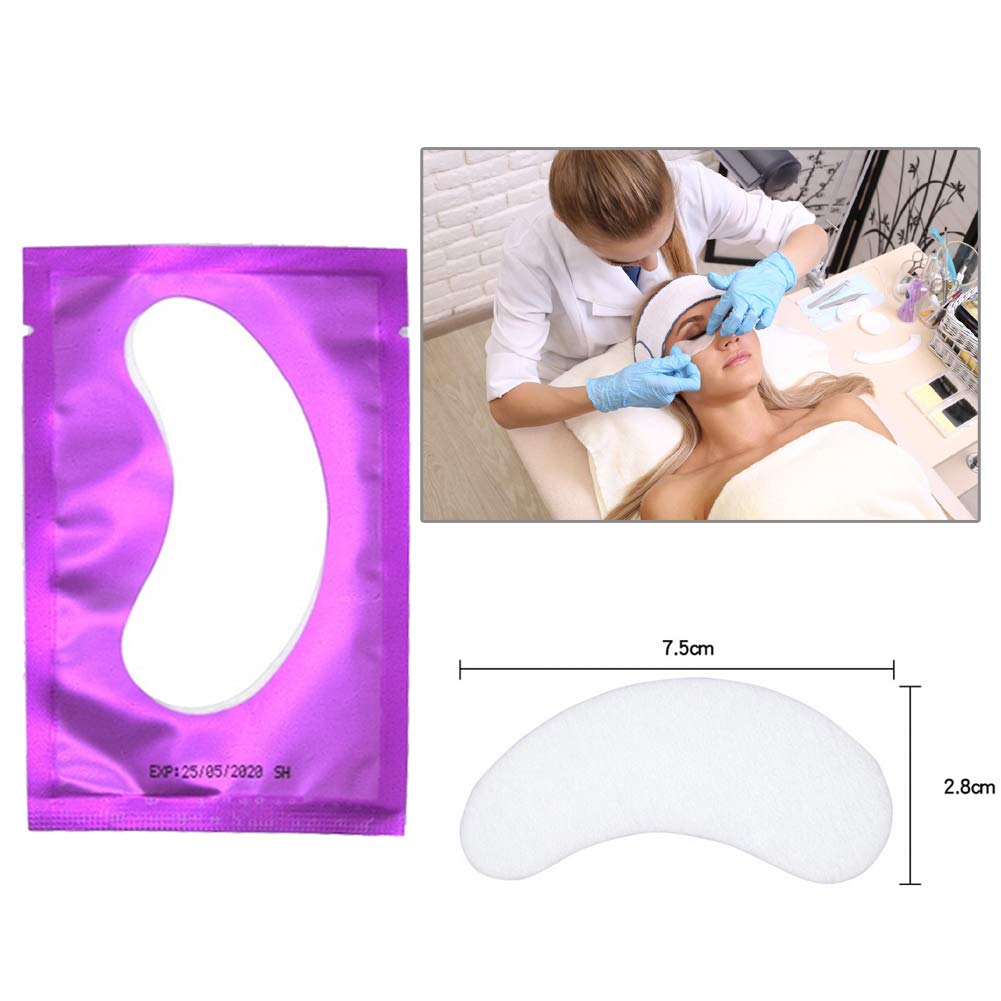 110 Pairs Under Eye Gel Pads - Hydrogel Lash Patches for Eyelash Extensions, Soothing & Cooling Eye Treatment - Perfect for Salon Professionals & At-Home Lash Care