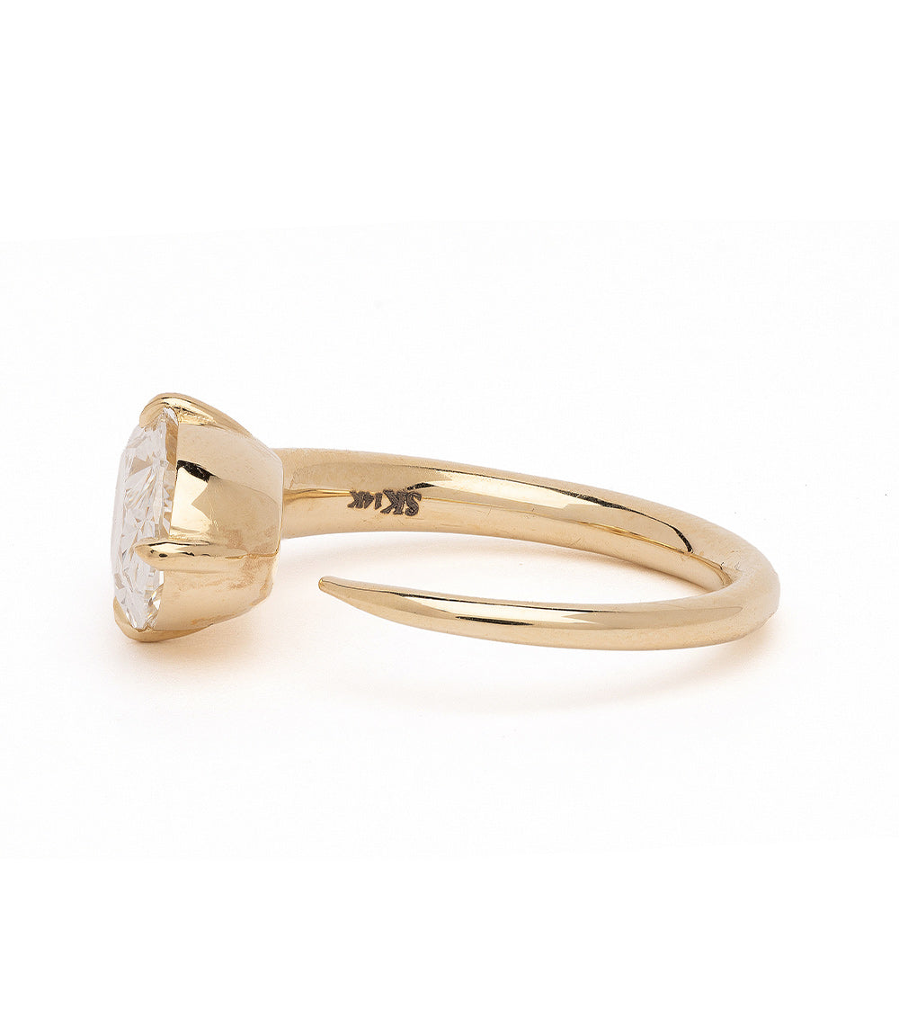 Oval Sloane Lab-Grown Diamond Engagement Ring - 1.5 Carat D Color VVS1 Clarity - Ethical & Sustainable Wedding Jewelry for Proposals, Anniversaries, and Special Occasions
