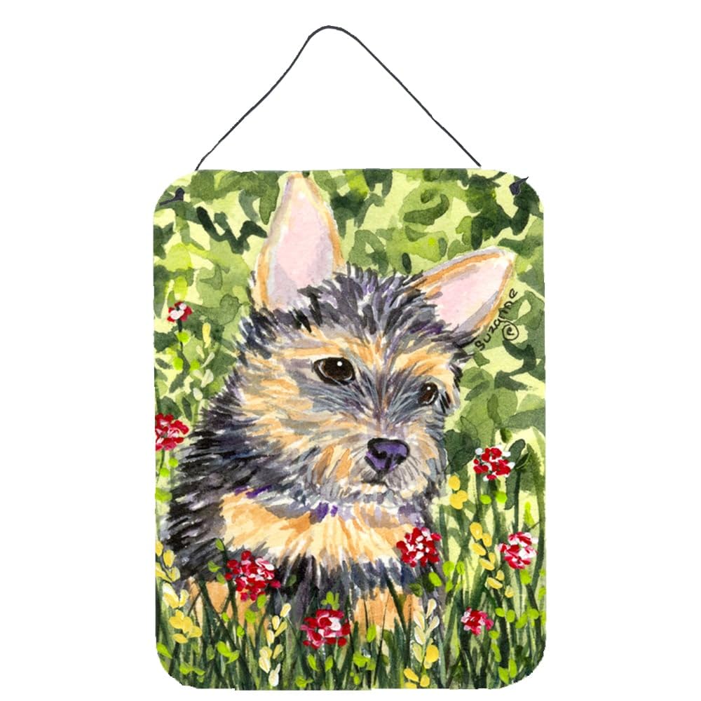 Norwich Terrier Metal Wall Art Sign - 12x16 Inch Aluminum Hanging Plaque for Kitchen, Bar, Bathroom & Front Door Decor - Colorful Home & Garden Decoration - Perfect for Pet Lovers & Dog-Themed Spaces