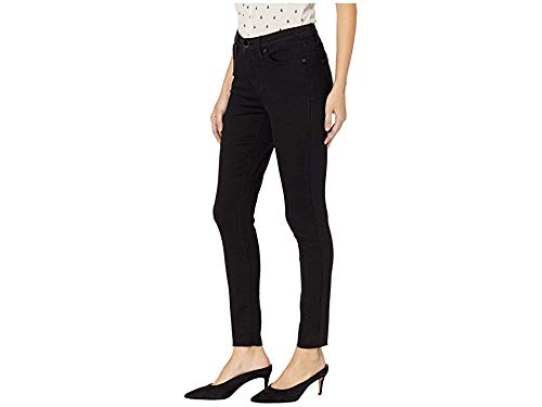 Seven7 Women's Raw Hem Skinny Jeans in Midnight Wash - Size 16 | High-Stretch Denim Pants for Casual Wear & Night Out