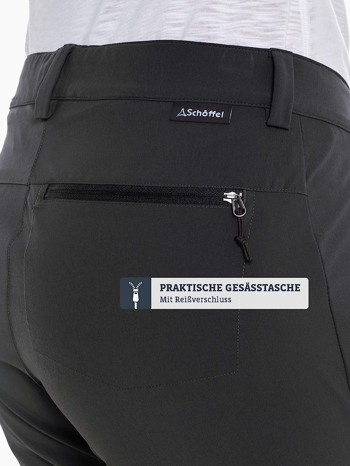 Schöffel Women's Ascona Convertible Zip-Off Hiking Pants - Lightweight Quick-Dry Outdoor Trousers for Travel & Adventure