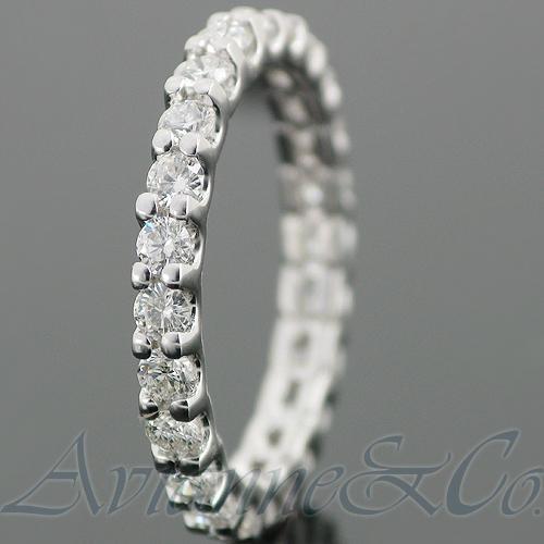 14K White Solid Gold Women's Diamond Eternity Ring Band 1.25 Carat Total Weight - Perfect for Anniversary, Wedding, Engagement & Special Occasion Gifts