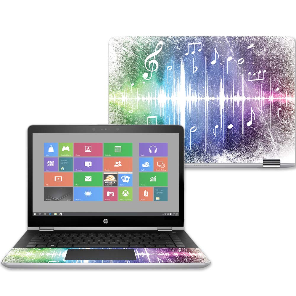 MightySkins Glossy Glitter Skin Cover for HP Pavilion x360 14
