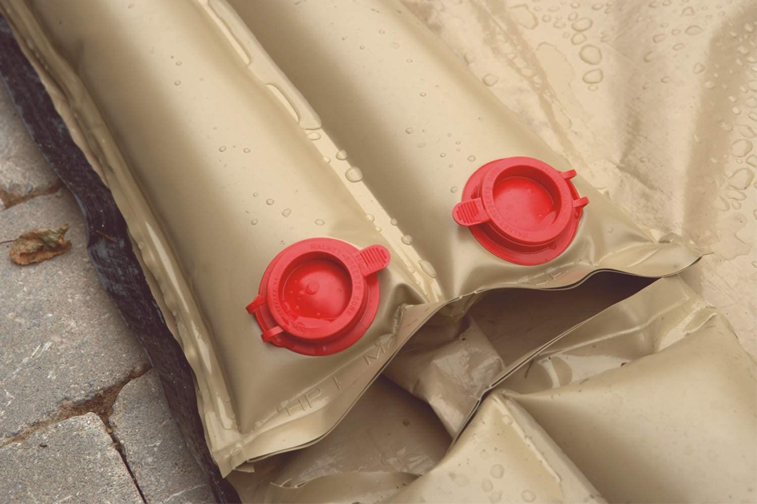 Harris Pool Products Commercial-Grade Water Tubes/Bags for In-Ground Pools - 24-Gauge Super-Duty UV-Protected Vinyl (10ft Heavy Duty 24-Gauge Double Chamber, 12-Pack, Tan) | Perfect for Pool Maintenance, Winterization & Water Weighting Needs