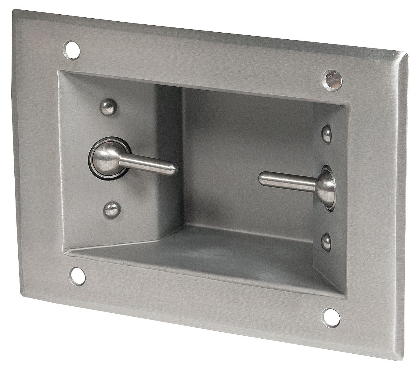 Ligature-Resistant Toilet Paper Holder - Heavy Duty Stainless Steel Bathroom Tissue Roll Dispenser for Hospitals, Schools, and Public Restrooms - Secure & Durable Design for Safety-Conscious Spaces