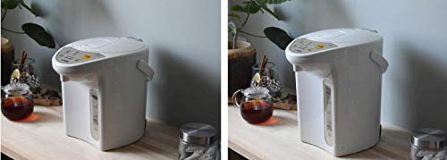 Tiger 2.2L Electric Kettle - Fast Boiling, Auto Shut-Off, Stainless Steel Interior, White (PDR-G220-W) - Perfect for Home, Office, Dorm & Tea/Coffee Brewing