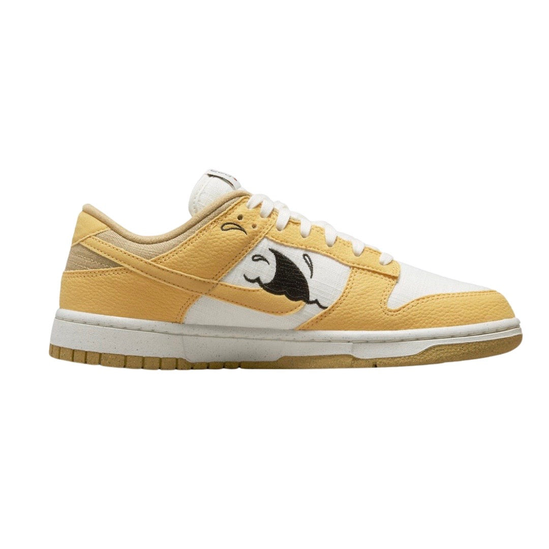 Nike Dunk Low Sun Club Wheat Grass Orange Sneakers - Men's Casual Shoes for Streetwear & Skateboarding | Perfect for Everyday Wear, Gym, and Urban Fashion