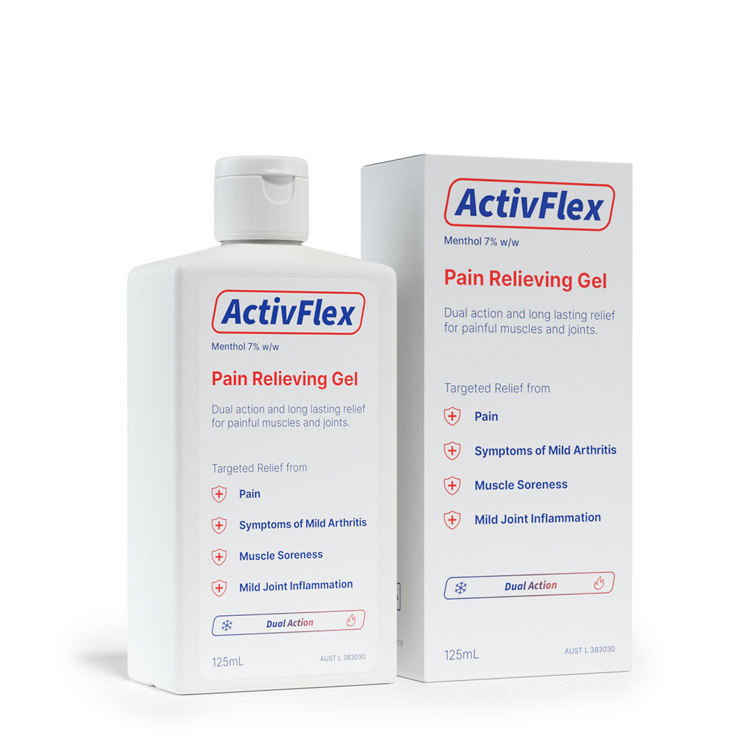 ActivFlex Pain Relief Gel - Fast-Acting Muscle & Joint Pain Relief for Athletes & Active Lifestyles - Perfect for Post-Workout Recovery & Arthritis Discomfort