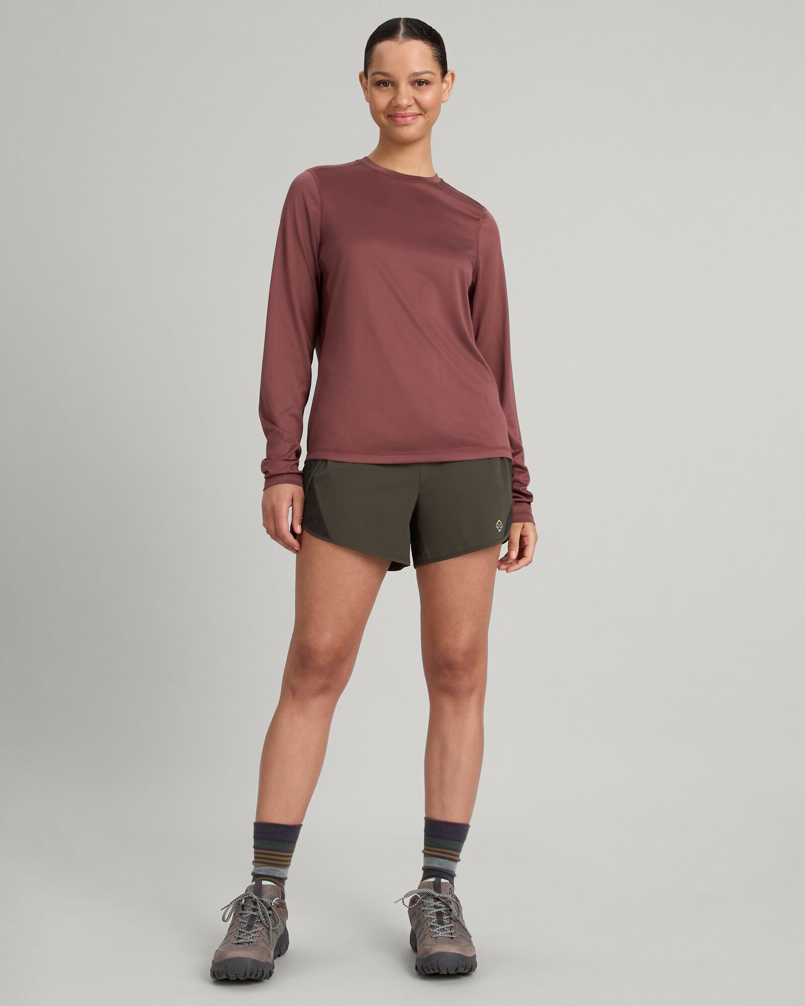 Accion Women's Dri-Motion Long Sleeve Moisture Wicking Active T-Shirt - Bliss Color - Perfect for Yoga, Running & Gym Workouts