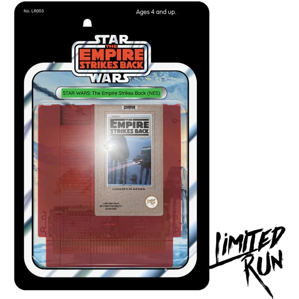 Star Wars The Empire Strikes Back Classic Edition Limited Run #003 for Nintendo NES - Retro Gaming Collectible for Sci-Fi Fans & Movie Lovers