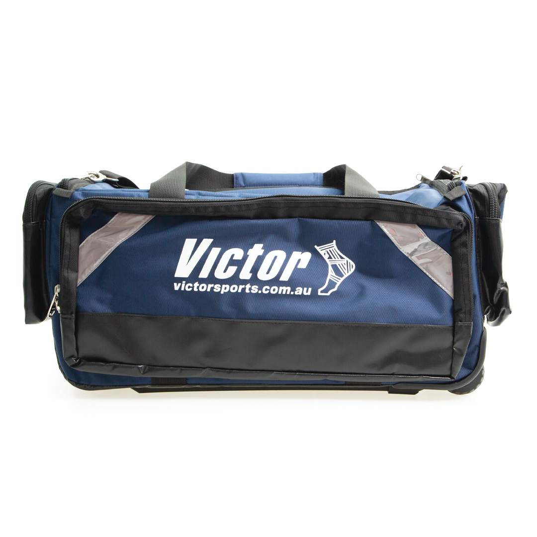 Victor First Aid Bag on Wheels - Portable Emergency Medical Kit for Home, Office & Travel | First Responder & Disaster Preparedness Supplies
