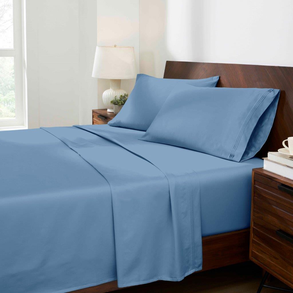 Premium 1500 Thread Count Egyptian Cotton Sheet Set - Eco-Friendly, Breathable & Hypoallergenic - Perfect for Luxury Bedding & Hot Sleepers