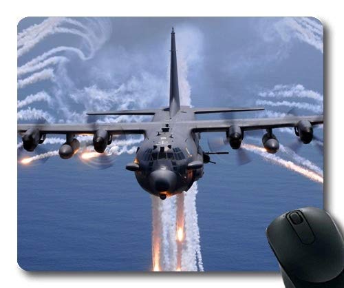 High Definition Aircraft Large Gaming Mouse Pad with Stitched Edges - Non-Slip Desk Mat for PC, Laptop, Office & Gaming Setup