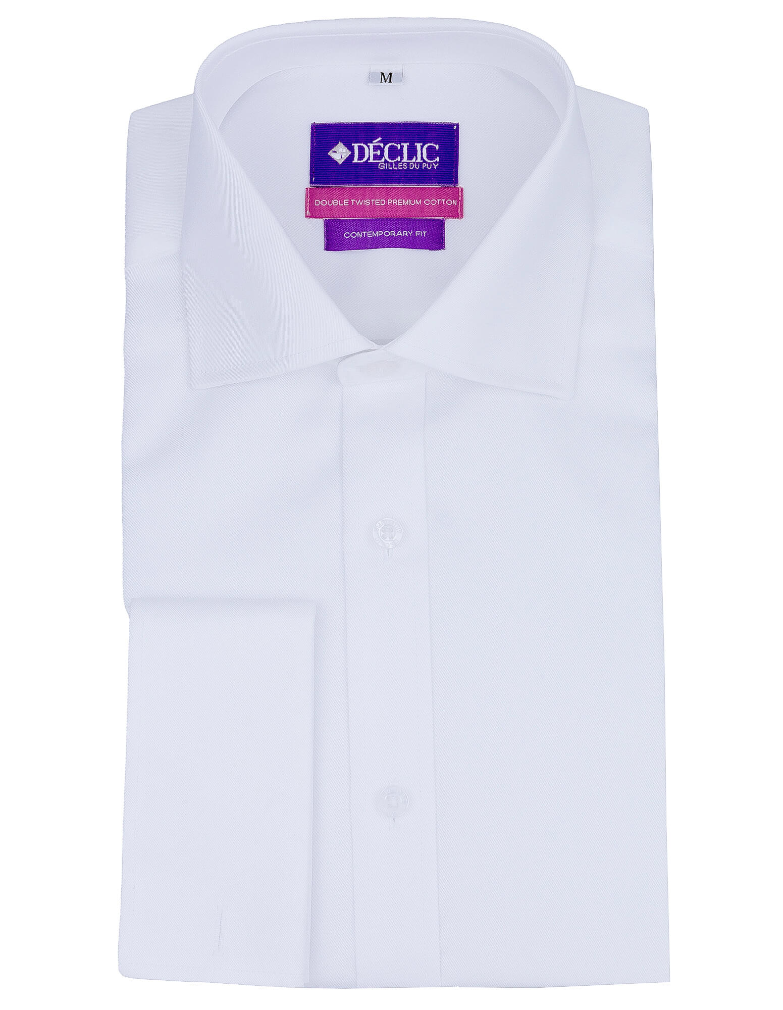 DÉCLIC Slim Fit Selvedge Denim Shirt with Double Cuffs - Premium Men's Casual Wear for Office & Weekend Outings