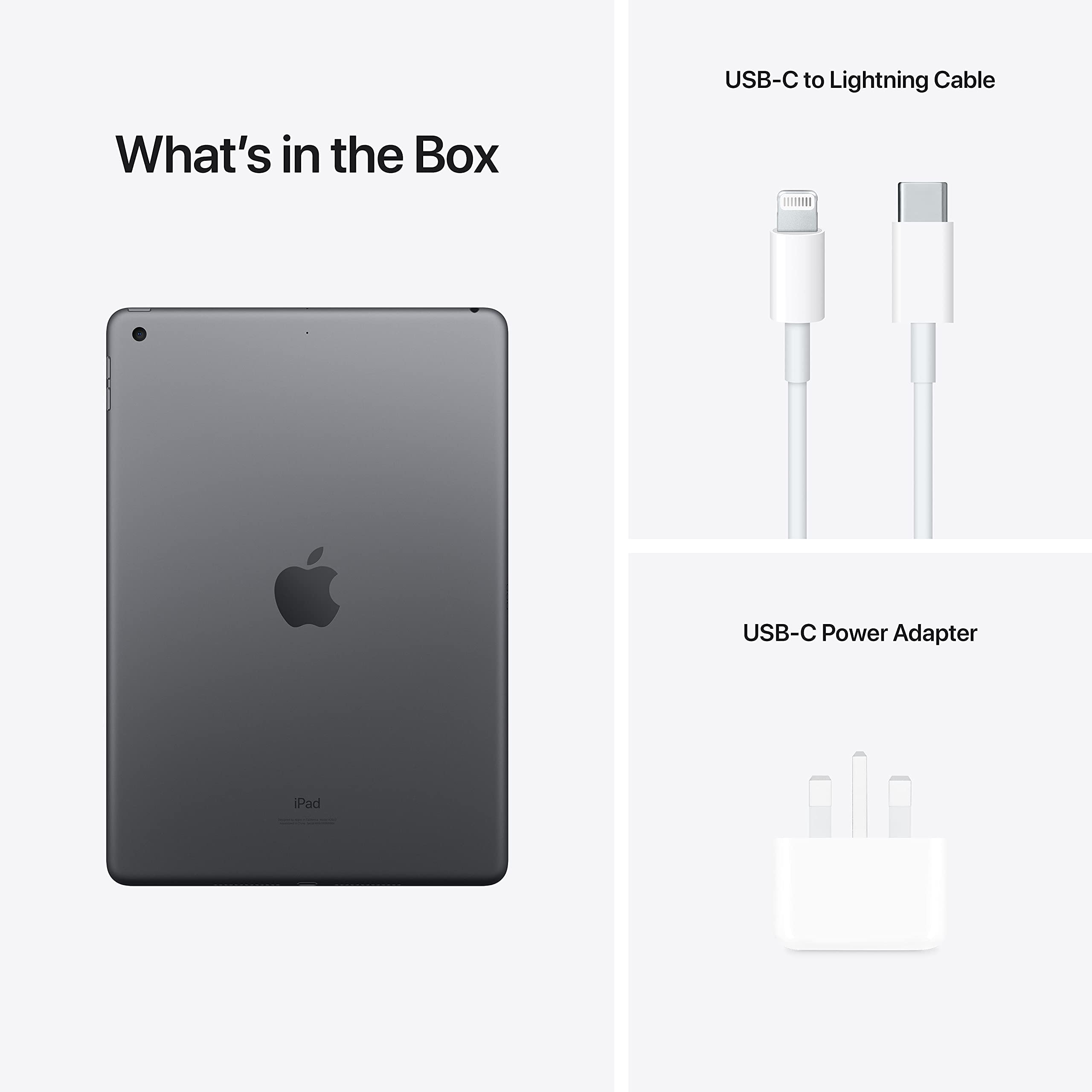2021 Apple iPad 10.2-inch Wi-Fi 256GB Space Grey (Renewed) - Premium Refurbished Tablet for Work, Study & Entertainment