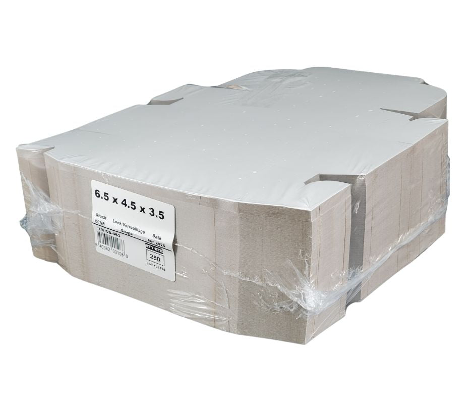 Premium White Cake Boxes 6.5x4.5x3.5 Inches - Eco-Friendly Bakery Packaging for Cupcakes, Desserts & Party Treats - Perfect for Weddings, Birthdays & Special Occasions
