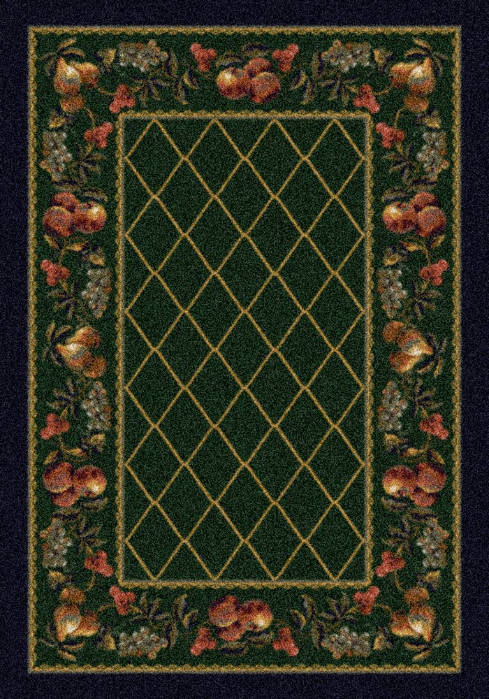 Milliken Signature Collection Fruit Medley Emerald Area Rug 2'1