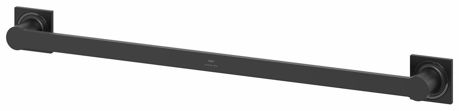 Grohe Allure 24-Inch Matte Black Towel Bar 403412431 - Premium Bathroom Accessory for Modern Homes & Luxury Hotels