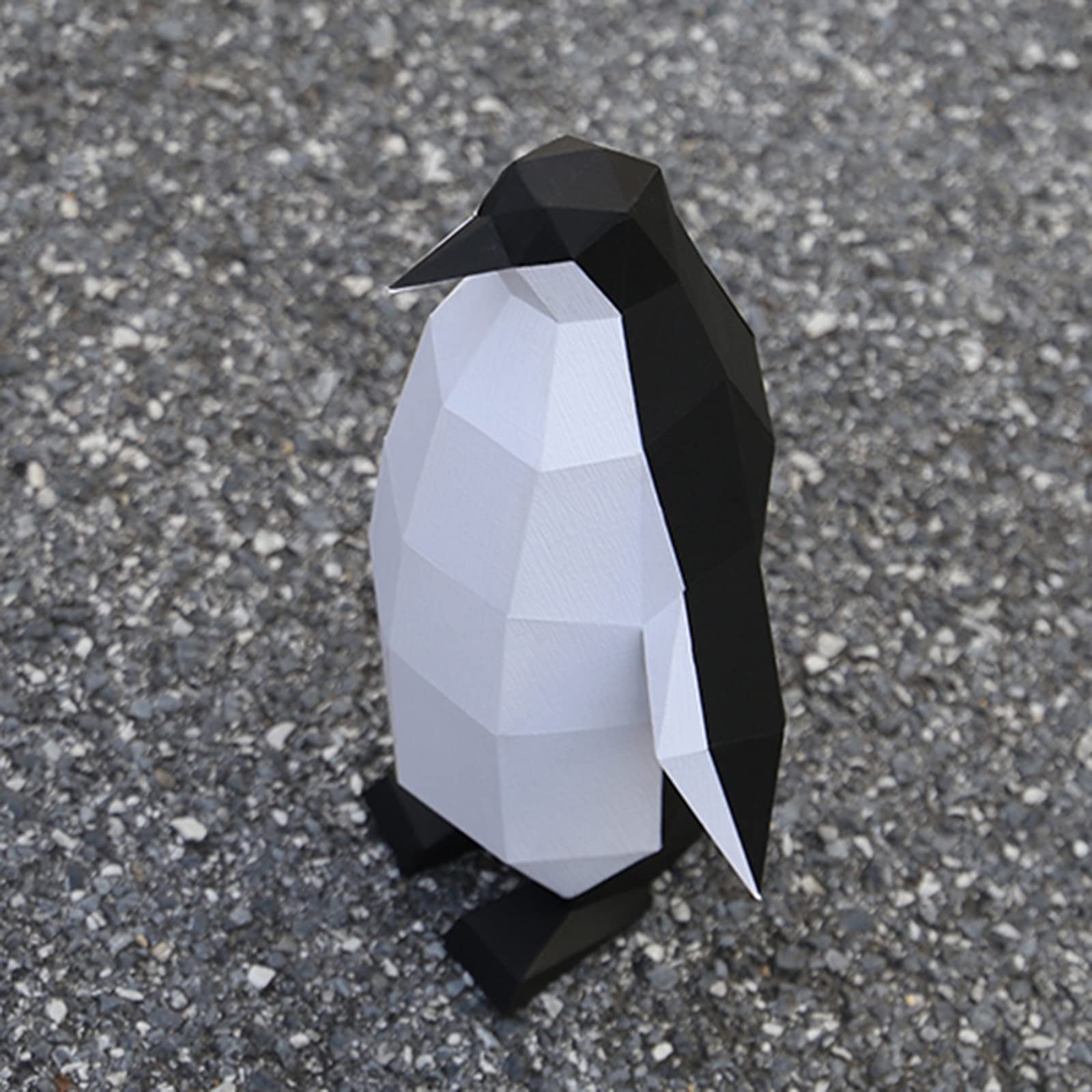 3D Penguin Paper Trophy DIY - Creative Origami Puzzle for Party Decor