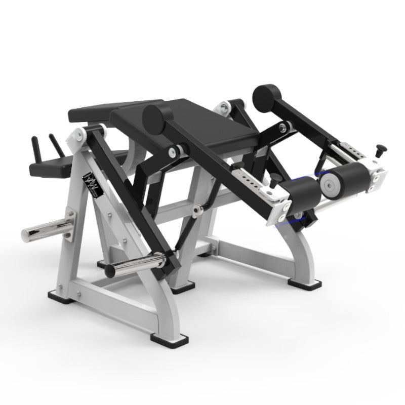 Pegasus 3S Plate Loaded Iso Lateral Leg Curl Machine - Professional Gym Equipment for Hamstring Workouts & Strength Training - Perfect for Home Gyms & Commercial Fitness Centers
