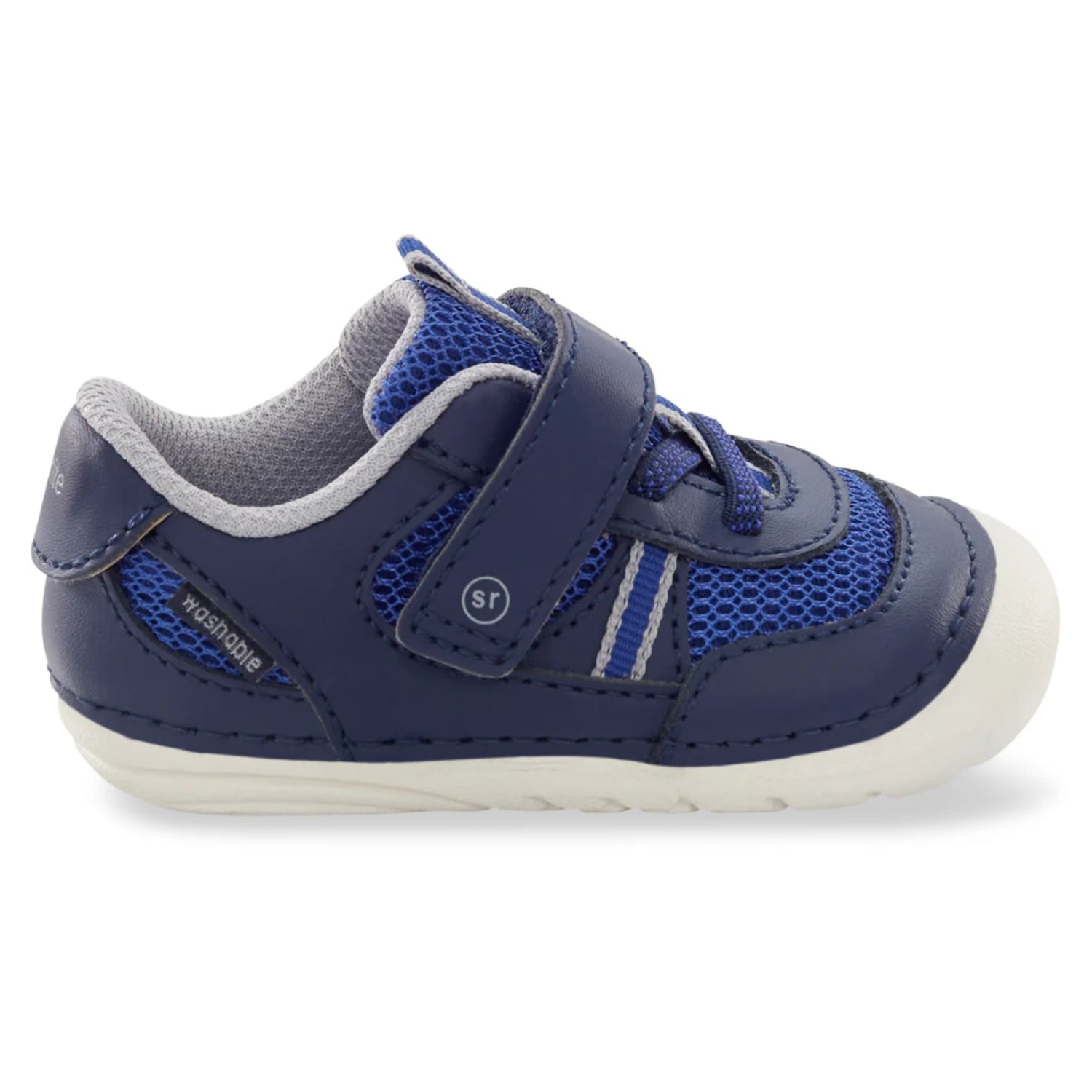 Stride Rite Blue Apollo Soft Motion Toddler Sneakers - Lightweight Comfortable Walking Shoes for Boys & Girls - Perfect for Playtime, Preschool & Everyday Wear