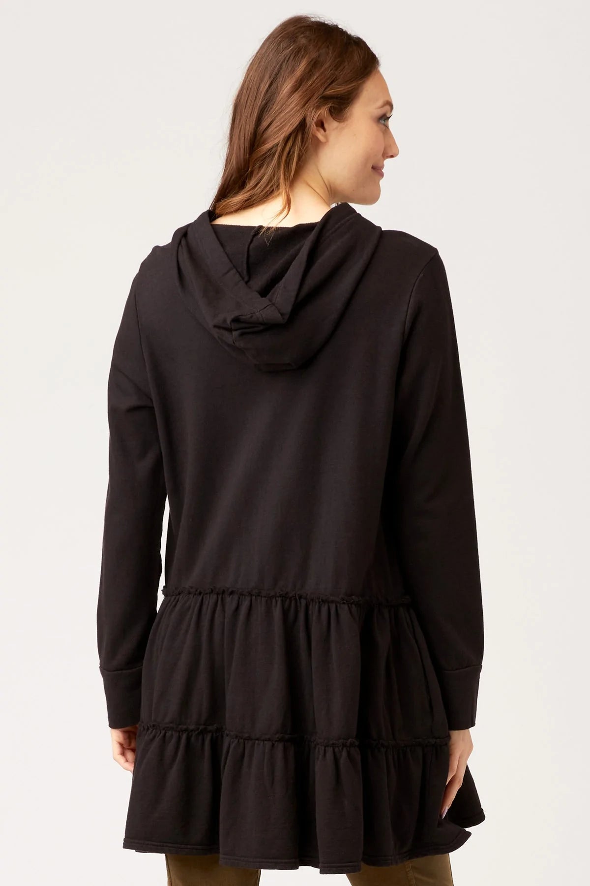 Brionna Black Zip Hoodie for Women - Stylish & Comfortable Pullover for Casual Wear, Gym, and Outdoor Activities