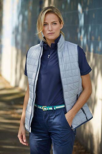 Cutter & Buck Rainier Primaloft Women's Eco-Friendly Insulated Full Zip Puffer Vest - Lightweight Warm Winter Jacket for Outdoor Hiking & Casual Wear