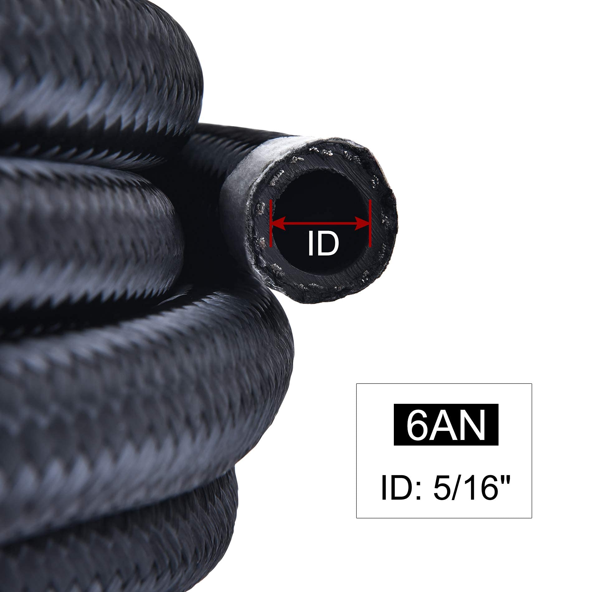EVIL ENERGY 30 Row AN10-10AN Stacked Plate Oil Cooler with 6AN/8AN Adapter & 20FT Black Braided Nylon Fuel Line Kit - Universal Engine & Transmission Cooling for High-Performance Cars, Trucks, and Racing Vehicles