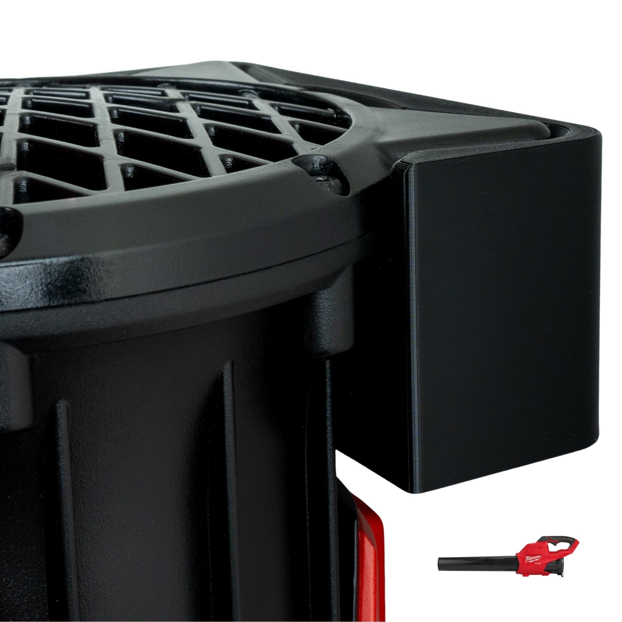 Heavy Duty Wall Mount Bracket for Milwaukee M18 Fuel Leaf Blower 2724-20/2724-21 - Garage & Shed Storage Hook Holder - Black - Perfect for Workshop Organization and Outdoor Equipment Storage