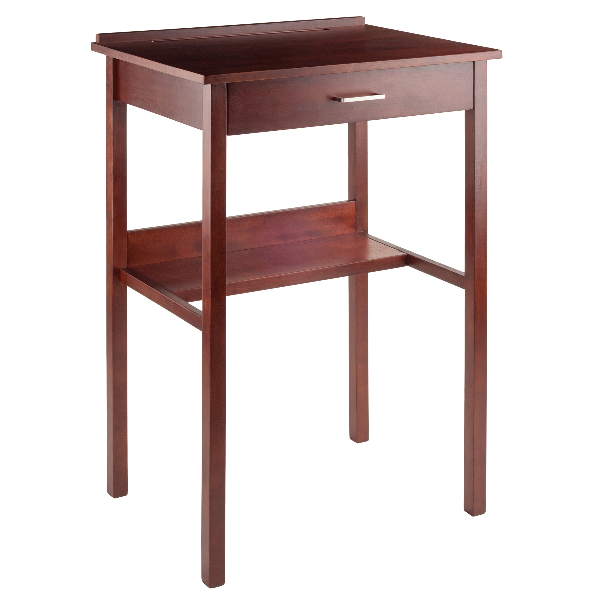 Walnut Winsome Ronald High Desk for Home Office & Study