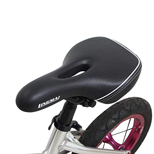 LINGMAI Kids Balance Bike Seat - Adjustable Toddler Bicycle Saddle for Boys & Girls 12