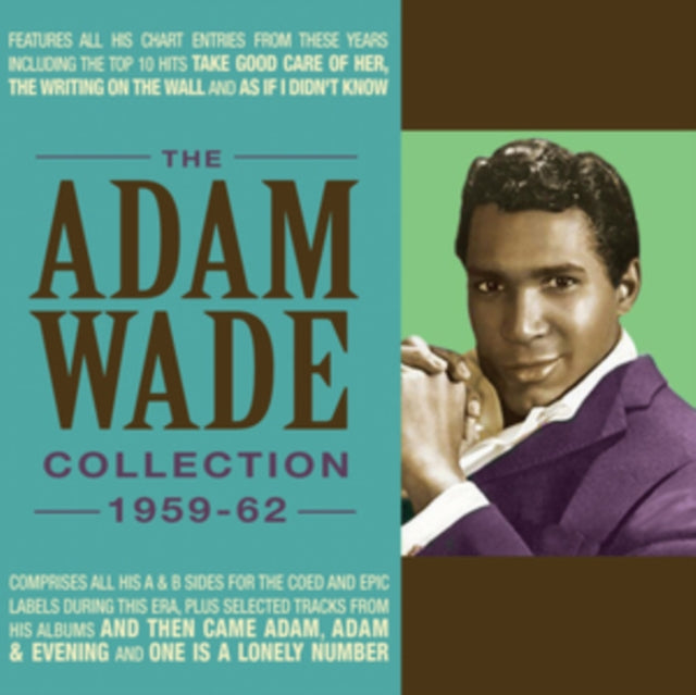 Adam Wade CD - The Adam Wade Collection 1959-62 | Vintage Music Album for Collectors & Nostalgia Lovers | Perfect for Home Listening, Car Rides & Retro Parties