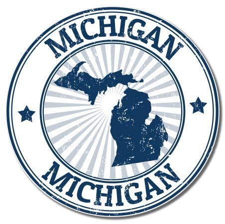 Michigan Golf Hat Clip with Magnetic Ball Marker - Durable Travel Accessory for Golfers - Perfect for Golf Courses, Tournaments & Outdoor Adventures