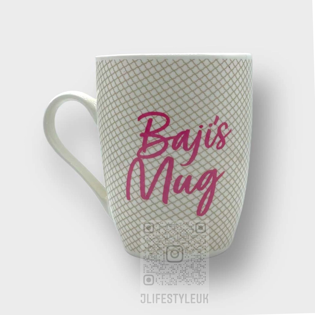 Bhai Baji Mugs - Premium Ceramic Coffee Cups with Handle for Tea, Hot Chocolate & Espresso - Perfect for Home, Office & Gifts