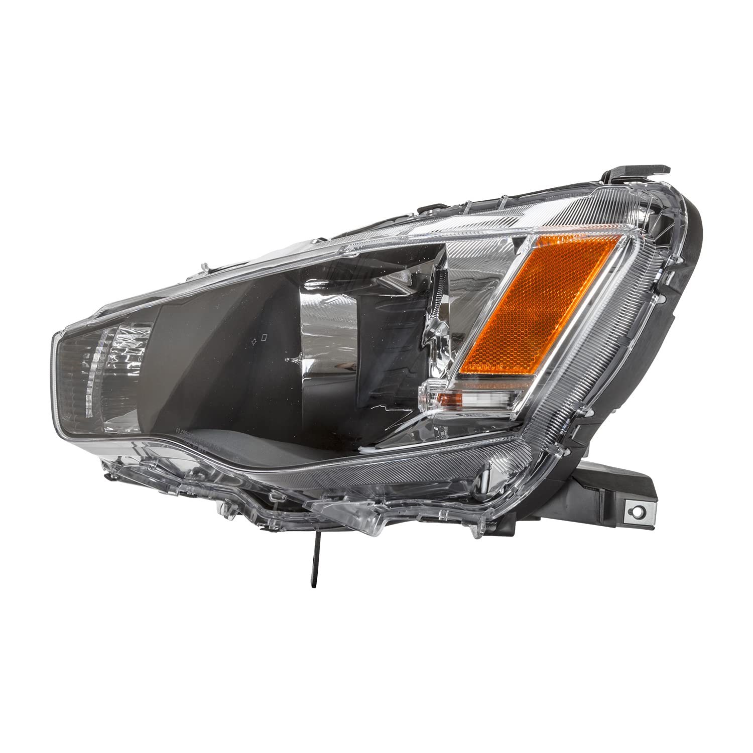TYC Left Headlight Assembly Replacement for 2010-2013 Mitsubishi Outlander - Perfect for Night Driving & Foggy Conditions