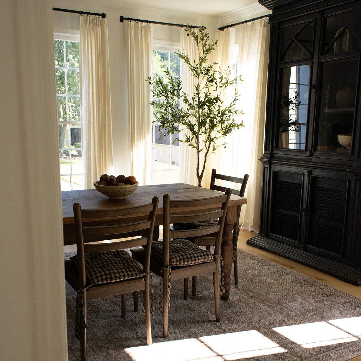 Pinch Pleated Blackout Curtains - 100% Linen Fabric, Thermal Insulated, Noise Reducing for Bedroom & Living Room - Modern Custom Drapes in Natural Beige & White - Perfect for Home Theater, Nursery & Light-Sensitive Sleepers