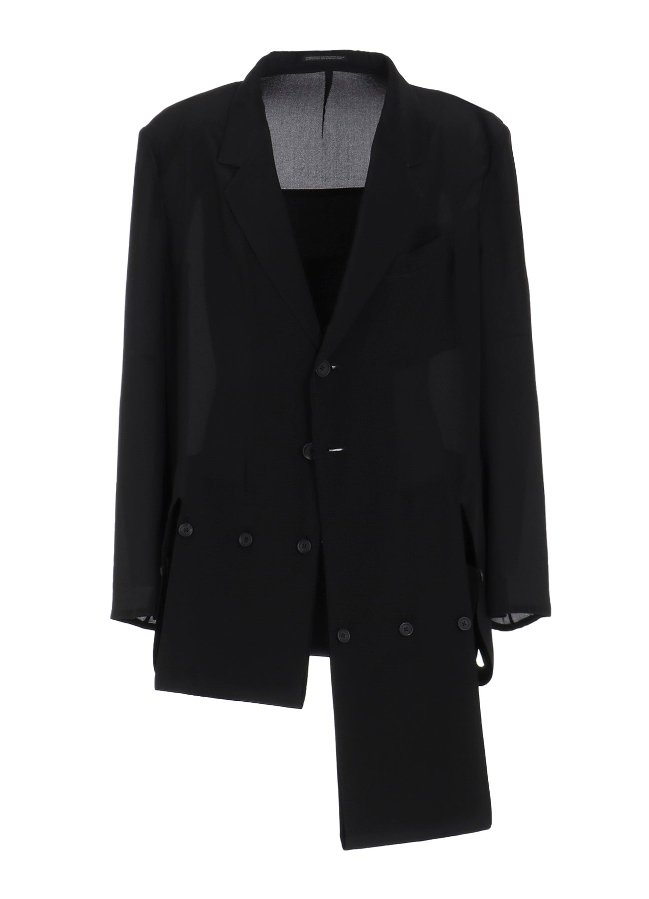 12M Silk Decine Hem Wrapped Jacket - Elegant Women's Blazer for Office, Party & Evening Wear - Formal & Casual Outfits