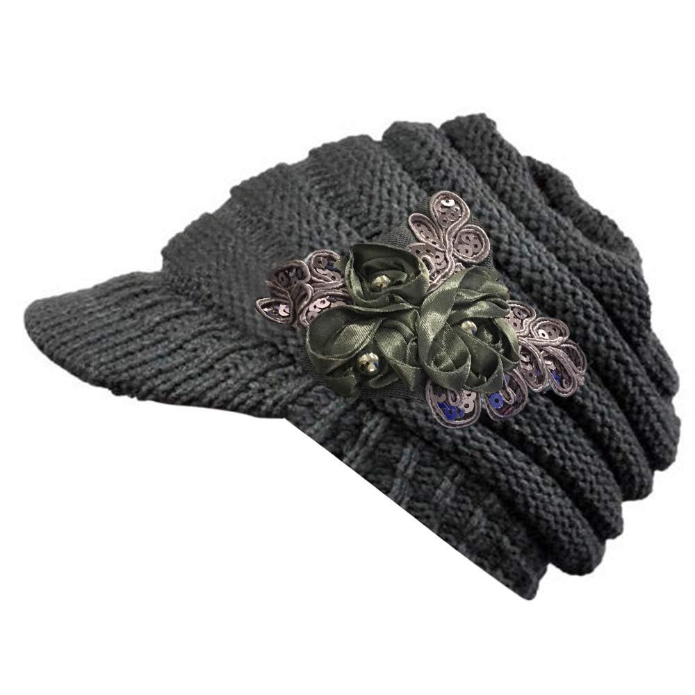 Vedolay 2016 Sequin Embroidered Baseball Cap for Women - Korean Style Winter Hat with Brim, Fashionable Autumn & Winter Accessory for Outdoor Activities, Sports, and Casual Wear