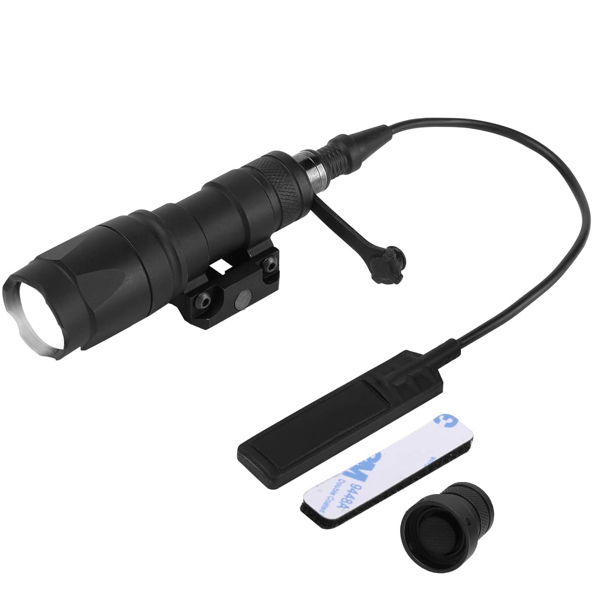 Tactical Flashlight M300A - LED Weapon Light with Pressure Switch for Rifles, M-LOK Mount, Black | Perfect for Hunting, Home Defense & Outdoor Adventures
