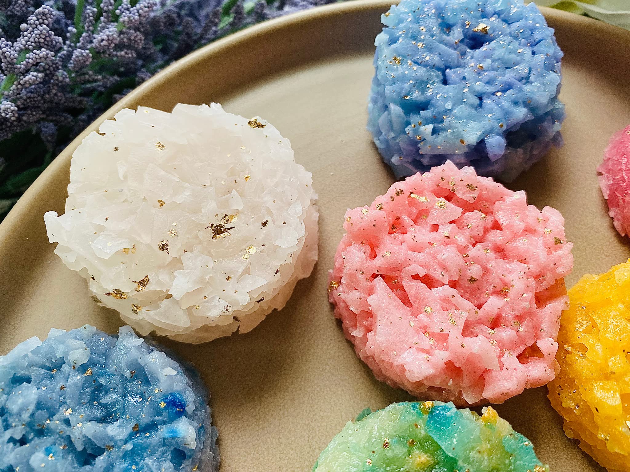 Silky Gem - Vegan Gluten-Free Edible Crystal Candy (Kohakutou) - 8-10 Clusters, Multi-Flavor ASMR Treat - Perfect for Parties, Gifts & Relaxation Snacking