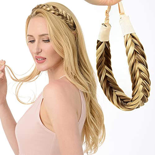 Two Strand Braided Headband for Women - Stylish Hair Accessory for Workouts, Yoga, and Everyday Wear