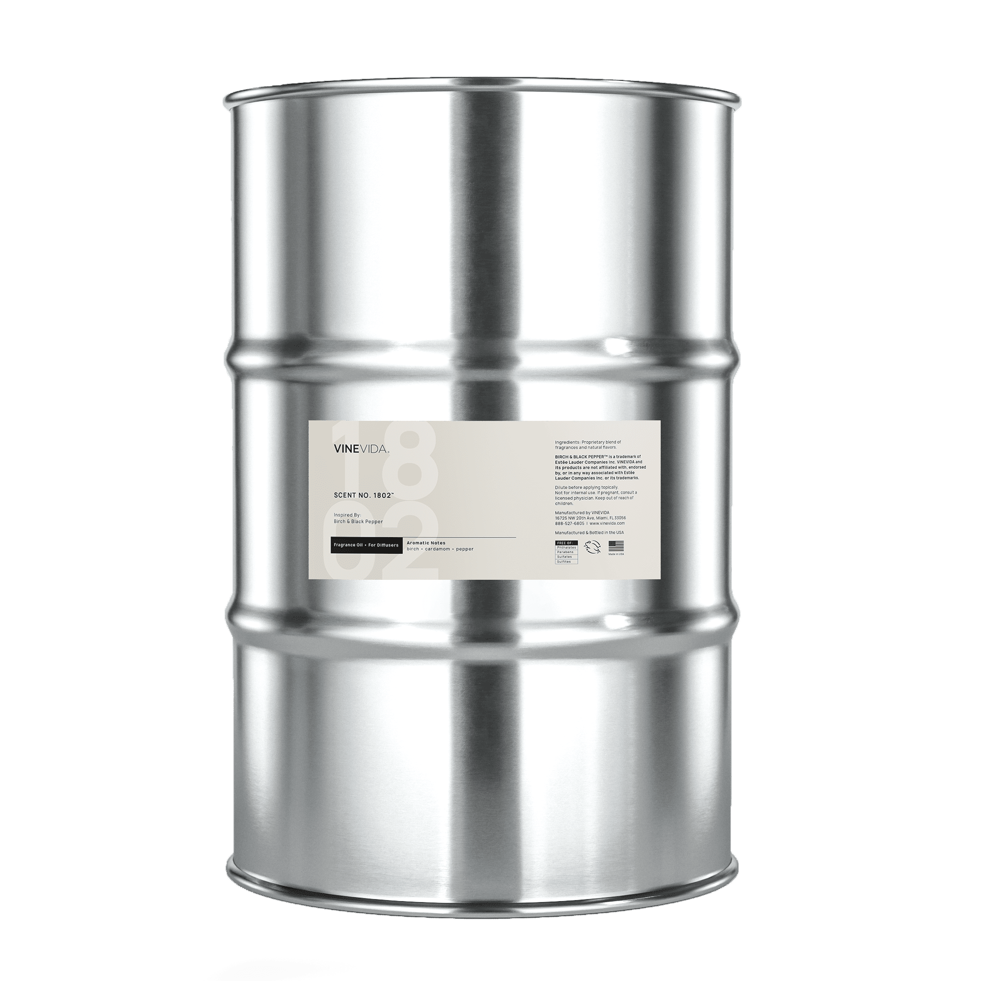NO. 1802 Jo Malone Inspired Birch & Black Pepper Fragrance Oil for Cold Air Diffusers - Perfect for Aromatherapy, Home Scenting & Relaxation
