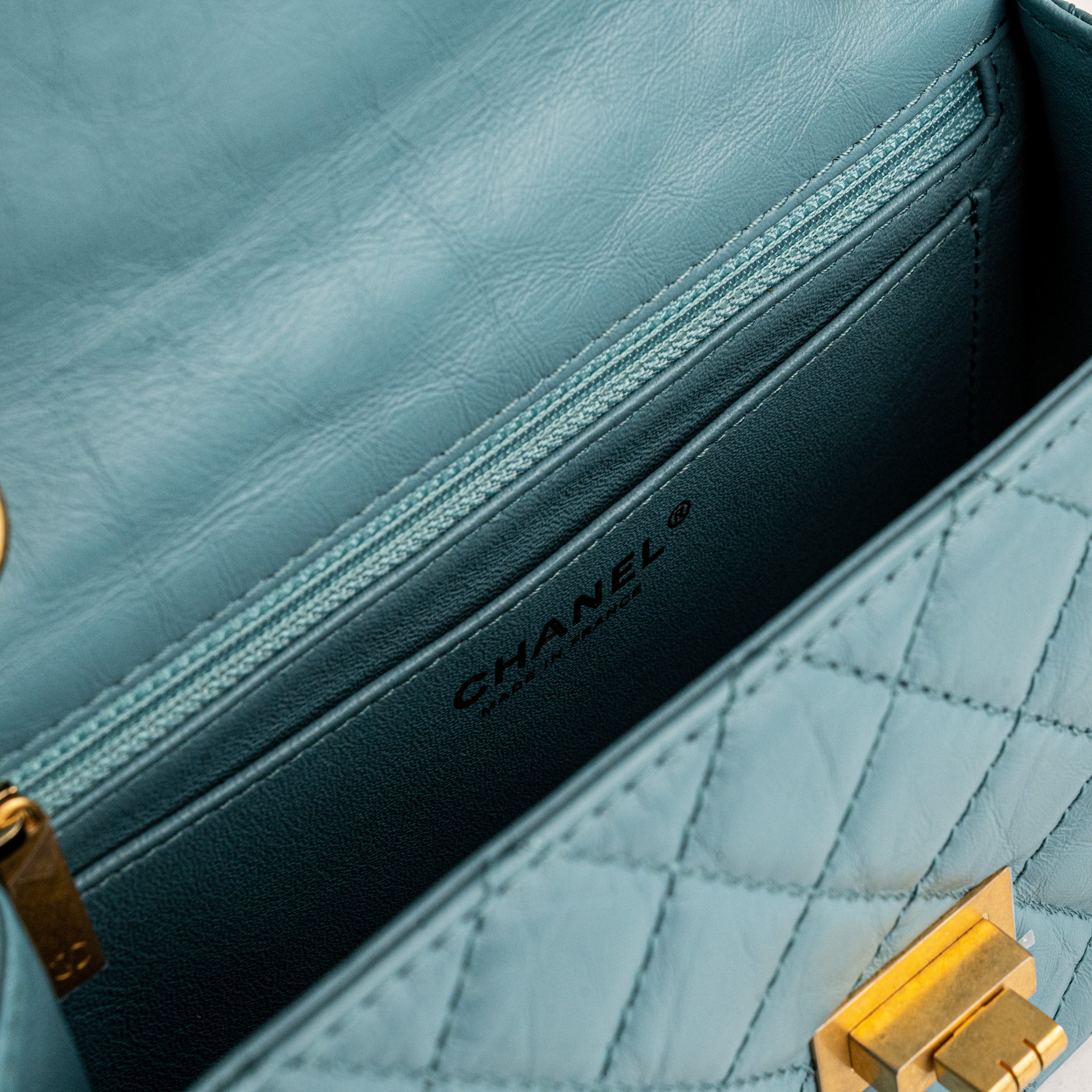 Chanel Mini Reissue Flap Bag in Blue - Luxury Crossbody Purse for Women | Perfect for Date Night, Parties & Everyday Use
