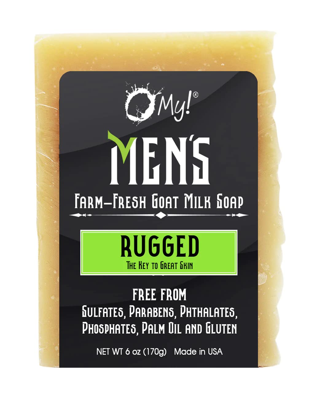 Organic Goat Milk Soap Bar 6oz - Farm Fresh Goat Milk, Paraben-Free & Handcrafted in USA - Moisturizing & Gentle for Dry, Sensitive Skin - Perfect for Daily Face & Body Care, Gifts & Self-Care Routine