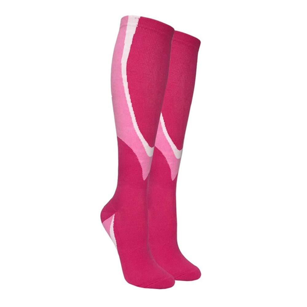3 Pairs Compression Socks for Men & Women - 8-15mmHg Medical Grade Support for Circulation, Running, Nursing - Pink (Small) - Perfect for Workouts, Long Shifts & Travel