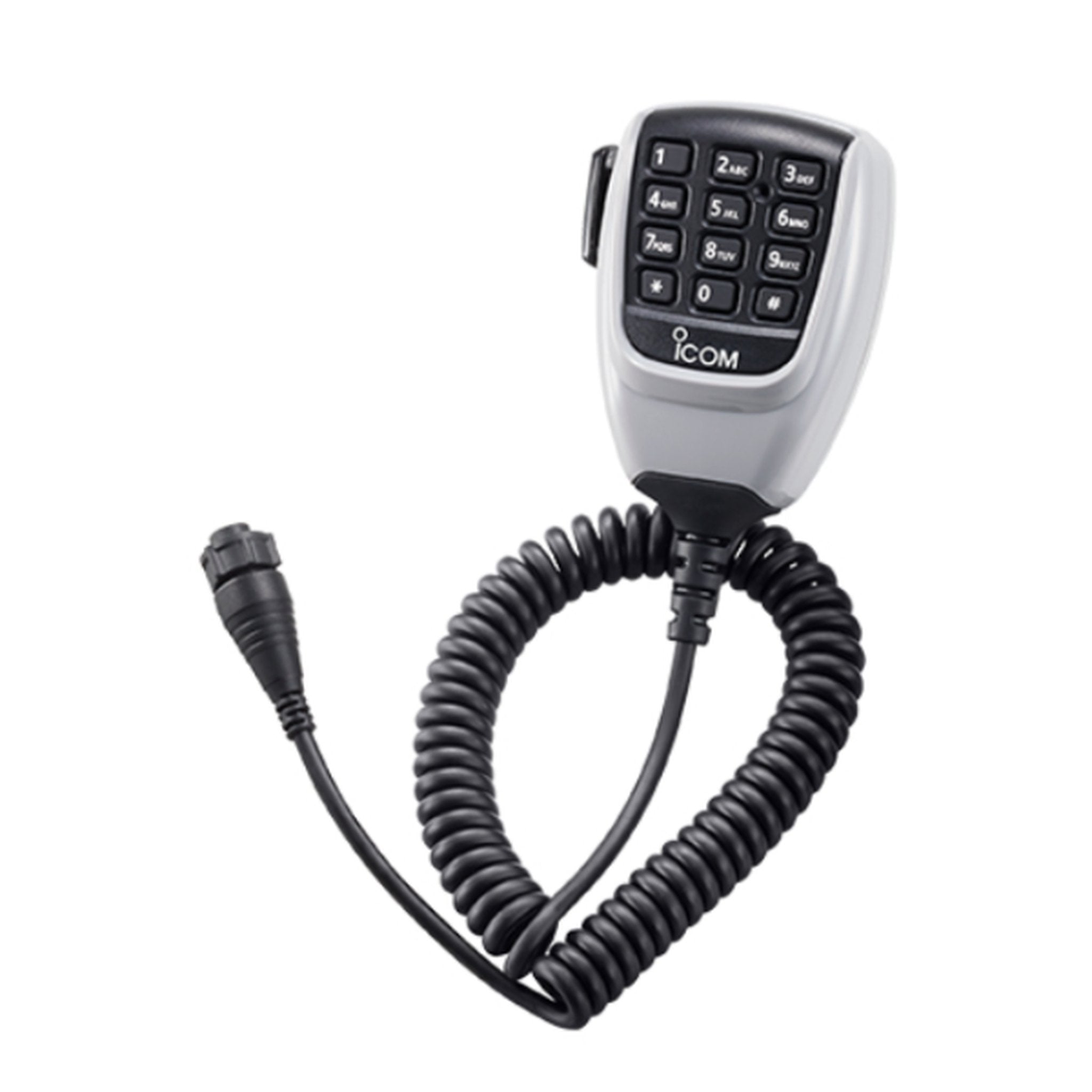 Icom HM220T Handheld Microphone for F5400D F6400D F7510 F7520 F7540 Radios - Durable Two-Way Radio Accessory for Ham & Marine Communication