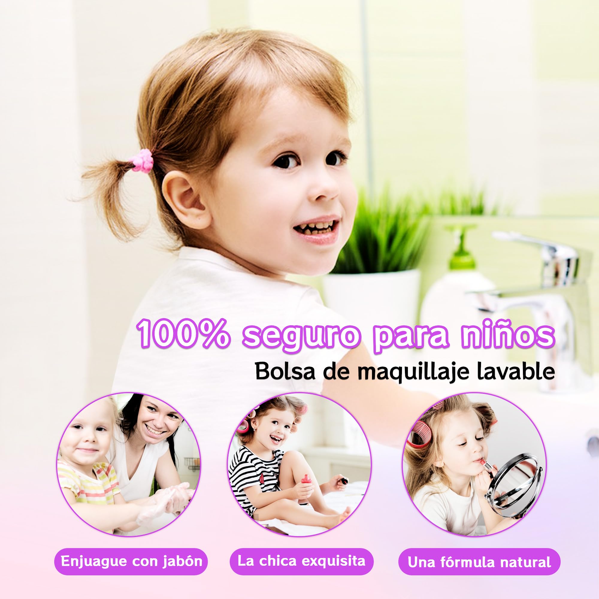 Unicorn Makeup Kit for Kids - Non-Toxic Toy Gift for Girls 4-12 Years - Birthday & Christmas Present