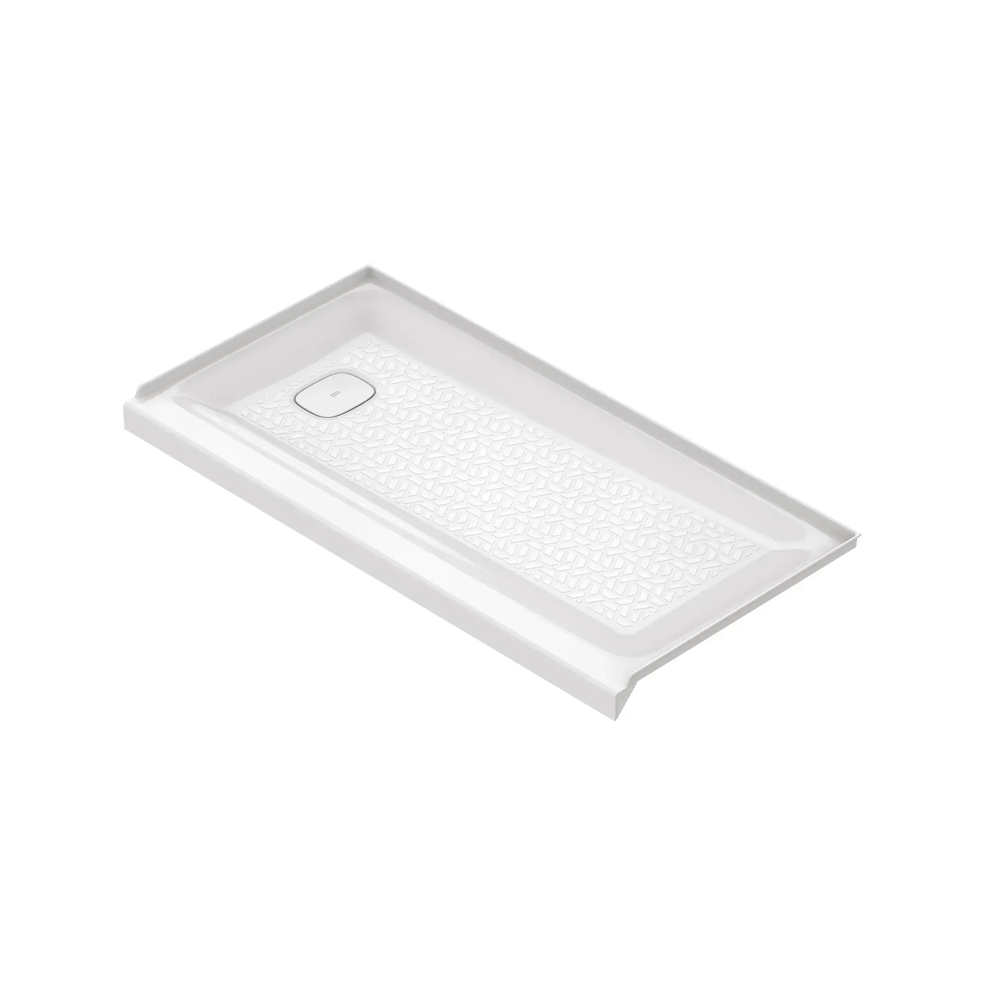 60 x 30 Inch Single Threshold Shower Base with Left Hand Drain - Durable Acrylic Shower Pan for Bathroom Remodeling, Perfect for Small Bathrooms & Walk-In Showers