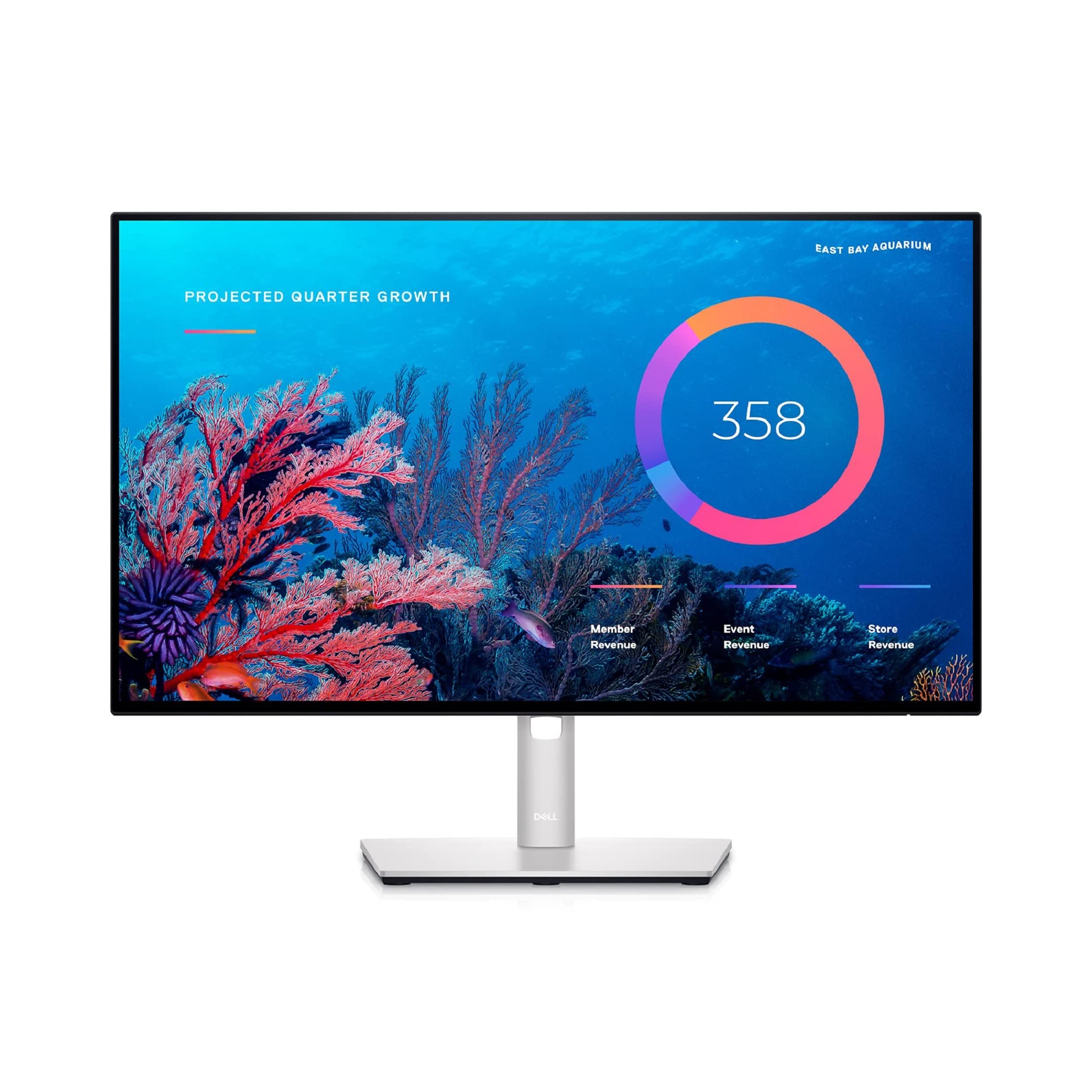 Dell UltraSharp U2422HE 23.8 Inch Full HD IPS LCD Monitor with USB-C - 1920x1080 Resolution, 60Hz Refresh Rate, VESA Mountable - Perfect for Home Office, Gaming & Graphic Design