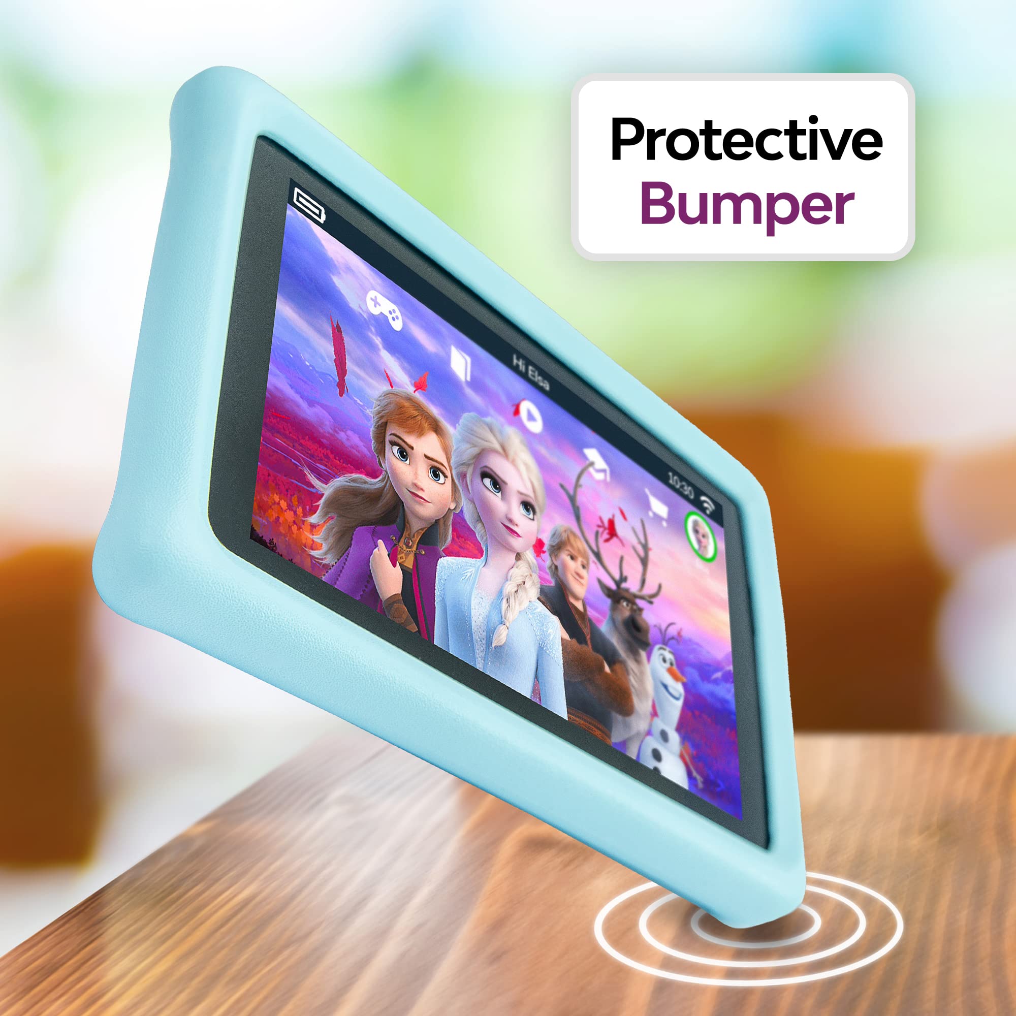 Disney Frozen 2 Kids Tablet with Protective Case - Educational Learning Device for Children Ages 3-8 | Perfect for Travel, Home Schooling & Entertainment